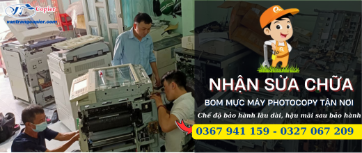 Nạp máy photocopy tận nơi tại hóc môn