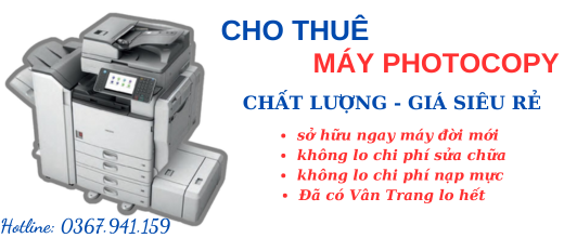 cho thuê máy photocopy tại hóc môn